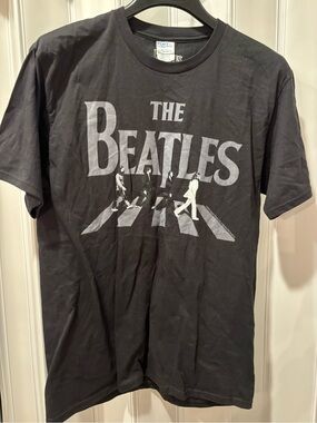 The Beatles Abbey Road Graphic Tee - Black/Grey Size Medium